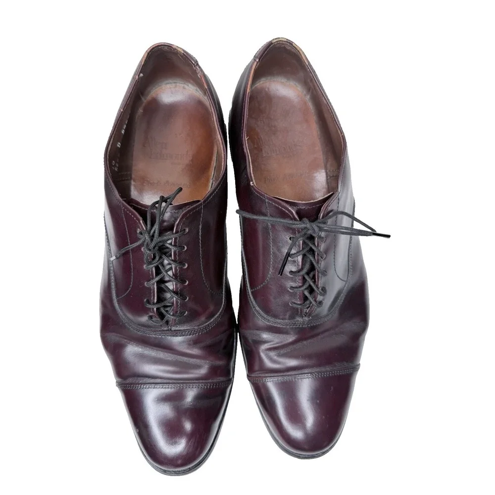 Allen Edmonds Park Avenue Leather Cap Toe‎ Oxford Shoes US 10D Mens Career